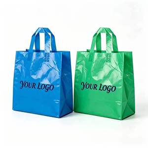 Bolsa de Plástico Personalizada con Asa para Ropa, Regalos, Compras, Logotipo, Empaque, Transporte y Venta Minorista - Product Image 1