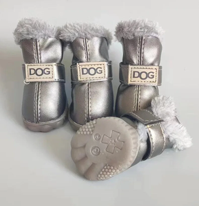 Calcetines de Invierno para Perros, Botas de Nieve Cálidas, de Lujo, Gruesas, de Felpa, Transpirables, Ecológicas, Antideslizantes e Impermeables, Venta al Por Mayor - Product Image 3