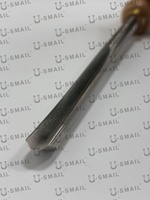 Herramientas de torneado de madera de alta calidad para bricolaje, tallado de madera, acero de alta velocidad HSS, mango de madera de haya, herramientas de torno de cabeza grande