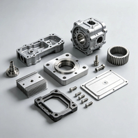 HERUIYUN Carcasa de Motor de Aluminio Personalizada, Mecanizado CNC, Prototipo de Transmisión, Producción de Bajo Volumen, Soluciones OEM para Automoción