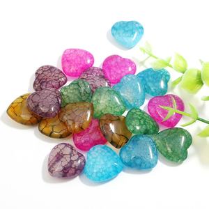 Perles d'<span class=keywords><strong>agate</strong></span> en forme <span class=keywords><strong>de</strong></span> cœur avec des veines <span class=keywords><strong>de</strong></span> <span class=keywords><strong>dragon</strong></span> et des rayures, pierres précieuses polies pour la décoration <span class=keywords><strong>de</strong></span> cristaux, artisanat, breloques, pierres <span class=keywords><strong>de</strong></span> cœur - Product Image 6