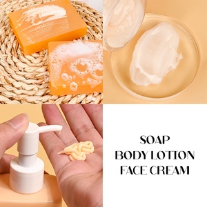 Tốt nhất người bán biểu tượng tùy chỉnh Vitamin C Kojic axit đu đủ chăm sóc da Thiết lập làm trắng da mặt rửa Sữa rửa mặt kem lotion đu đủ <span class=keywords><strong>Kit</strong></span> - Product Image 4