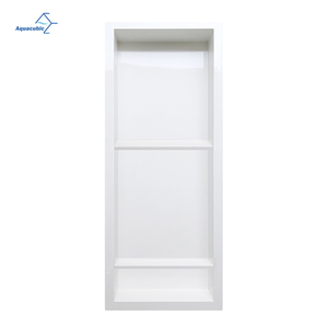 Aquacubic <span class=keywords><strong>Salle</strong></span> <span class=keywords><strong>de</strong></span> <span class=keywords><strong>bain</strong></span> murale 14 "* 96" <span class=keywords><strong>Niche</strong></span> Douche Triple Étagère Encastrée - Product Image 6
