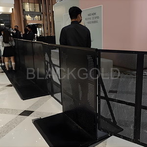 Premium per eventi pesanti pannello di scherma concerto sport pedoni sicurezza folla barriere saldate in acciaio per modellazione 3D - Product Image 3