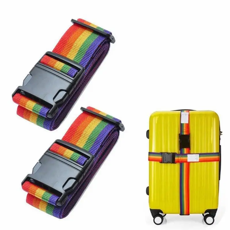Sichere und verstellbare Koffergurte - Kombinationsschloss für Reisesicherheit und einfaches Gepäckmanagement