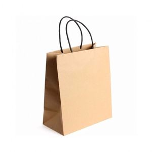 Sac de shopping en papier kraft personnalisé de haute qualité avec logo, produit écologique en provenance du Vietnam - Product Image 1
