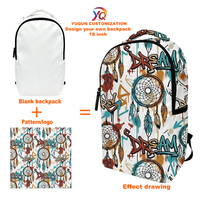 Sac à dos Street Art imprimé intégral pour lycée et université, sacoche pour ordinateur portable, sac à dos de cours avec logo personnalisé, sac à dos graffiti pour le quotidien