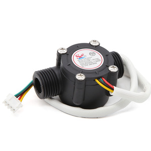 Détecteur de débit d'eau à effet Hall pour chauffe-eau solaire à 4 points, capteur de débit d'eau, détection de température, testeur à quatre fils G1/2 - Product Image 4