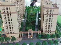Modèle architectural miniature moderne personnalisé HO/TT/N, fabricant de maquettes, modèle architectural à l'échelle immobilière