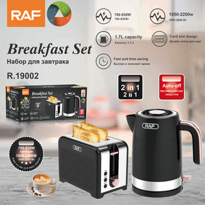 Set colazione Premium <span class=keywords><strong>RAF</strong></span> 2 in 1 con bollitore elettrico da 1,7 l da 1850 a 2200W e tostapane da 780 930W con accento oro rosa - Product Image 6