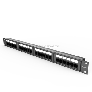 ขายตรงจากโรงงาน แผงแพทช์ CAT5E แบบมีชีลด์ ขนาด 19 นิ้ว 1U 24 พอร์ต พร้อมขายึด - Product Image 5