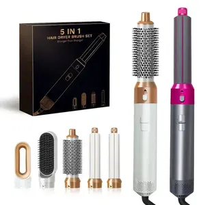 Newly Upgraded 1000W Hair Dryer Hot Air Straightening Brush 5 in 1 Hair Blower