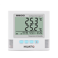 S500-EPT Sensor eksternal ganda PT100, peralatan pemantauan HVAC sistem pencatat Data Sensor suhu untuk pemantauan gudang