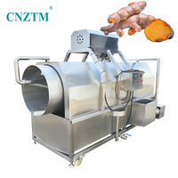 Gember Kurkuma Fruit Groente Wasmachine Volautomatische waterbesparende motor met hoge capaciteit 3000W Reinigings- en schilmachine