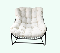 Chaise à bascule pour patio Chaise à bascule en forme d'œuf Chaise à œuf Papasan d'extérieur