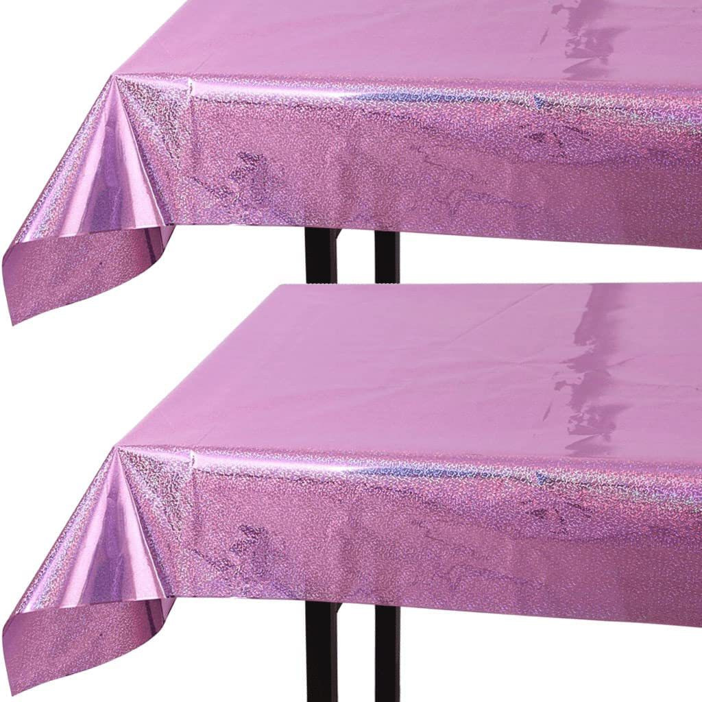 Tovaglia alluminio rosa 137*274cm
