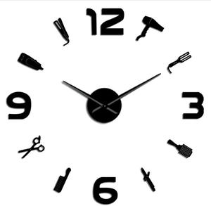 Elegante orologio <span class=keywords><strong>da</strong></span> <span class=keywords><strong>parete</strong></span> in acrilico fai <span class=keywords><strong>da</strong></span> te <span class=keywords><strong>per</strong></span> decorazioni <span class=keywords><strong>per</strong></span> la casa colori personalizzabili al quarzo motivo strumenti <span class=keywords><strong>per</strong></span> parrucchieri Design <span class=keywords><strong>per</strong></span> saloni barbieri - Product Image 2