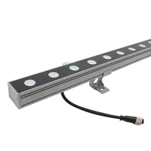 11,8 pulgadas 15,7 pulgadas 19,7 pulgadas IP68 impermeable bajo el agua DMX512 LED arandela de pared Barra de Luz lineal Yuanyeled