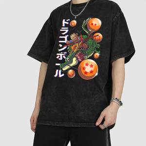 280g Cotton Vintage Anime <strong>Shirt</strong> Short Sleeve Topstee Japanese Anime <strong>Chainsaw</strong> <strong>Man</strong> Oversize Street Wear Anime t <strong>Shirts</strong> for <strong>Men</strong> - Product Image 2