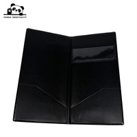 Porte-chèques magnétique de restaurant en similicuir de qualité supérieure, personnalisé, avec fermeture sécurisée, logo personnalisé