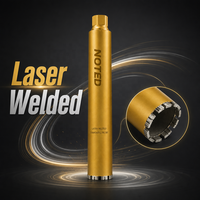 Foret diamanté pour installation de tuyaux CVC, perçage de murs en béton, outil professionnel haute vitesse, soudure laser pour carottage