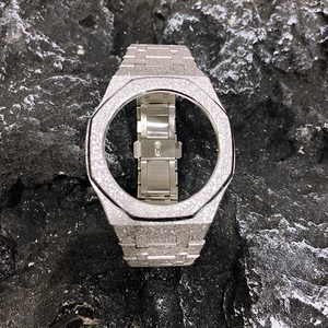 Gen 4 FULl Steel Watch Sand givré Case set mod kits GA2100 GA2110 GAB2100 <span class=keywords><strong>CASIOAK</strong></span> <span class=keywords><strong>bracelet</strong></span> avec Strap Band - Product Image 6