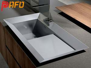 Muebles de Cocina de Alta Gama REFOR, Estilo Madera Personalizado, Gabinetes de Cocina con Chapa de Madera y APP, con Isla - Product Image 6