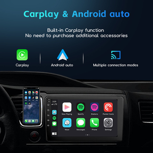 Doble DIN coche Android reproductor pantalla inalámbrica Carplay Android Auto 9 pulgadas para Toyota <span class=keywords><strong>Corolla</strong></span> 2009 Android pantalla - Product Image 3