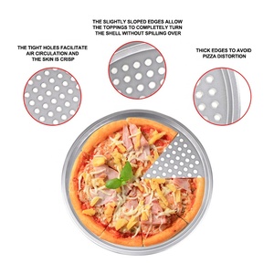 <span class=keywords><strong>Teglia</strong></span> per <span class=keywords><strong>Pizza</strong></span> con bordi arrotolati lisci <span class=keywords><strong>teglia</strong></span> per <span class=keywords><strong>Pizza</strong></span> commerciale detroit teglie da forno perforate antiaderenti per forno - Product Image 2