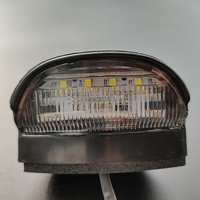 Highlight blanc 4 LED feux de plaque d'immatriculation de remorque 12V/24V lampe de plaque d'immatriculation de voiture pour camion tailer Van RV SUV bateaux comme lumière d'étape