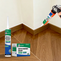Sellador Acrílico Pintable de Bajo Contenido de COV para Marcos de Puertas y Ventanas Interiores, de un Solo Componente, Precio Mayorista