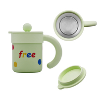Drop Shipping Cup Tasse isolée sous vide à double paroi Vin Bière en acier inoxydable Tumble 12oz 350ml Tasse à café avec poignée