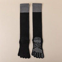 Cinq orteils bloc de couleur haut équipage formation danse Pilates Ballet Barre pieds nus chaussettes Pilates personnalisées