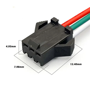 Kunden spezifische Kabelbaum baugruppe mit <span class=keywords><strong>2</strong></span>,5-mm-<span class=keywords><strong>2</strong></span>-poligem Stecker der JST SM-Serie für präzise elektrische Anwendungen - Product Image 4