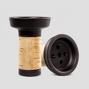 Cazoleta de Shisha Turca de Arcilla Negra Hecha a Mano, Tipo Phunnel, Capacidad 18-25g, Resistente al Calor, Accesorios OEM al por Mayor - Product Image 1