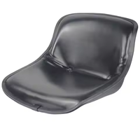 Seau de course voiture modifiée personnalisée Siège de capitaine en acier et PVC pour bateaux Chaise marine sans suspension sur socle