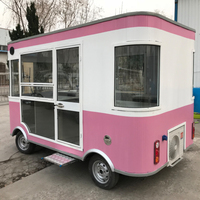 Camion de nourriture électrique TUNE pour crème glacée, tacos, hot-dogs, avec panneau solaire