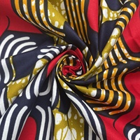 Alta calidad 100% poliéster Pagne Batik Bazin africano Ankara cera dorada Nigeria tejido textil ropa tela
