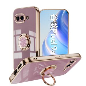 Para <span class=keywords><strong>Google</strong></span> Pixel 9A/9 Pro/9 Pro XL 6D <span class=keywords><strong>Chrome</strong></span> Car Mount Stand case Contraportada, Ring Holder CASE para Galaxy S25 Edge - Product Image 5