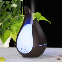 Diffuseur d'huiles essentielles ultrasonique électrique portable élégant, 200 ml, en plastique, éclairage LED, fonctionnement silencieux 30 dB, nouveau design