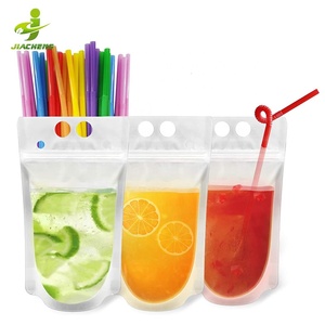 Disposable Plastic Zip Lock Juice Premade Bag <strong>Mini</strong> Doypack Filling Sealing <strong>Bottle</strong> Childproof Bride Drink Pouch for Beverages - Product Image 6