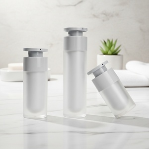 Cylinder 15ml 30ml 50ml Airless <b>Plastic</b> Emulsion Lotion <b>Bottles</b> Matte Body Colorful Packaging Skin Care <b>Empty</b> <b>Bottle</b> - Product Image 5