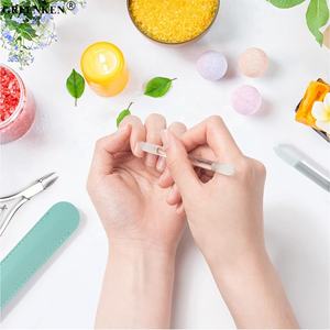 Cilíndrico Cristal Moagem Polimento Prego Ferramenta Empurrador de cutícula Vara Vidro Prego Arquivo Unhas <span class=keywords><strong>Buffer</strong></span> Manicure Pedicure Care Tool - Product Image 3