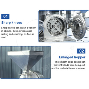 Okyanus süper Cumin değirmeni kuru zerdeçal toz Pulverizer çay öğütme makinesi toz toplayıcı ile 5000 Rpm - Product Image 3