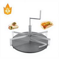 Machine à crêpes en acier inoxydable de 40cm à usage commercial avec épandeur à haute productivité nouvel état à vendre