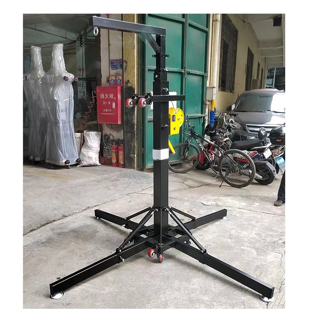 Speaker Lifting Tower  Heavy Duty Crank Speaker Truss,LED Display ,Line Array Lifting Stand