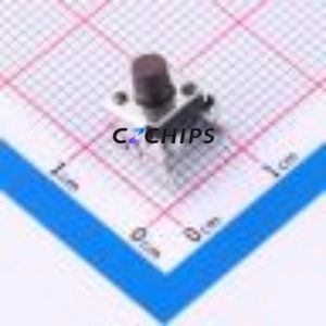 GT-TC050A-H070-L1 Tactile Switch SMD Switch Single Pole Single Throw Round Button 1.6N Horizontal Mount - Product Image 1