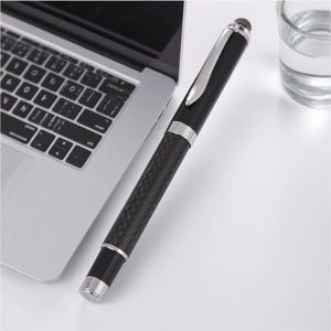High Quality Custom Company Logo Signature Carbon Fiber Metal Roller <b>Pens</b> Business Gift Promotional Ballpoint <b>Pens</b> for Business - Product Image 3