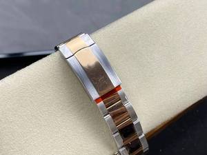 Reloj Mecánico de Lujo de Súper Calidad, Resistente al Agua, 41 mm, Acero CFactory 904L, Movimiento 3235, Correa Jubilee de Dos Tonos 126-334 - Product Image 6