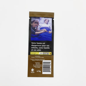 Sacchetto di Mylar della stagnola dell'imballaggio della foglia del sigaro personalizzato sacchetti di chiusura lampo usa e getta sacchetto di plastica del tabacco - Product Image 3